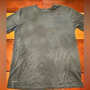 Dark Turquoise Color Size Large The Nike Tee; Dri-Fit